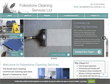 Tablet Screenshot of folkestone-cleaning.co.uk